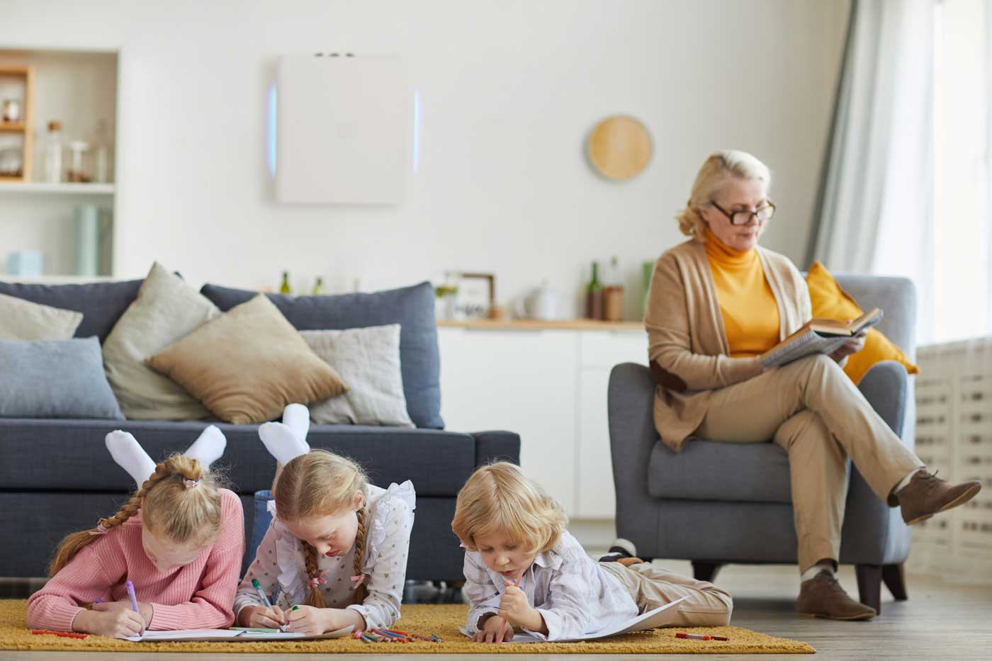 Radon v interiéru